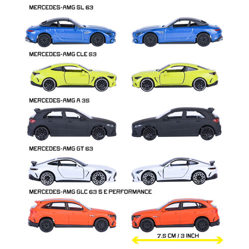 Mercedes AMG set 5 cars