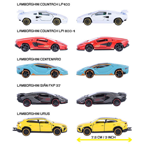 Lamborghini set 5 cars