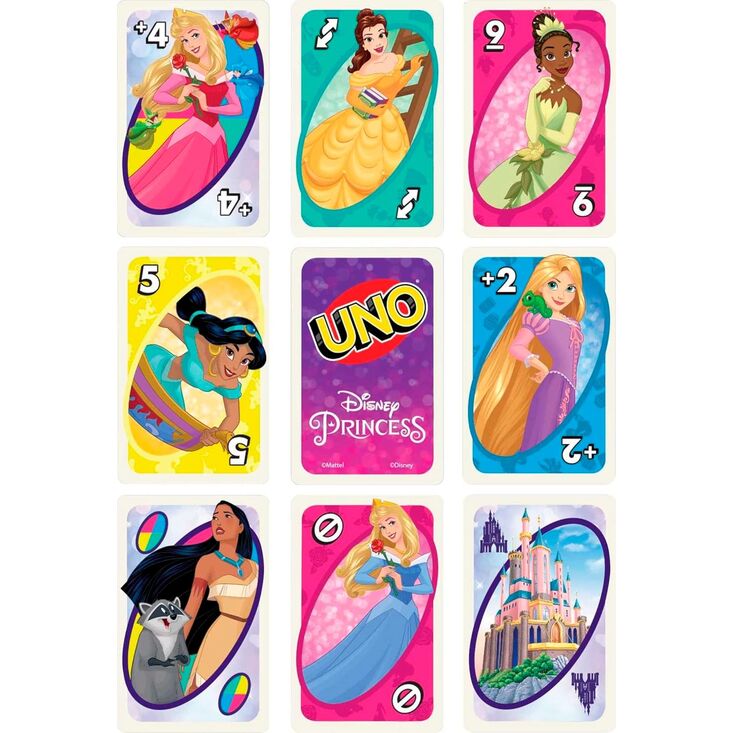 Juego cartas UNO Princesas Disney