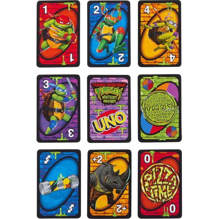 UNO Teenage Mutant Ninja Turtles card game