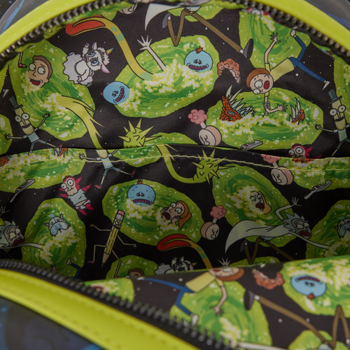 Mochila Cartoon Network Rick and Morty Space Cruiser Loungefly 26cm