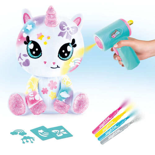 Airbrush Plush - plush toy unicorn airbrush sparkle