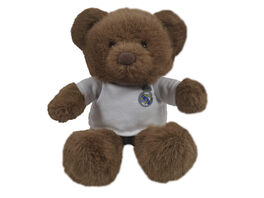 Peluche oso camiseta Real Madrid 20 cm