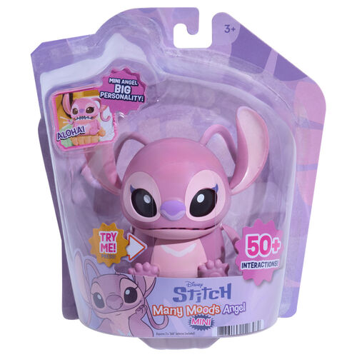 Mini figura interactiva Angel Many Moods Stitch Disney