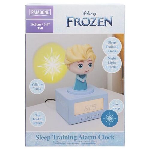 Reloj despertador entrenamiento sueño Elsa Frozen