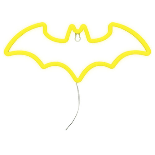Luz LED neon pared Batman