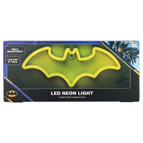 Luz LED neon pared Batman