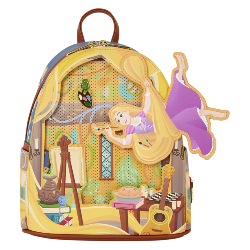 Mochila Painting Rapunzel Enredados Disney Loungefly 26cm