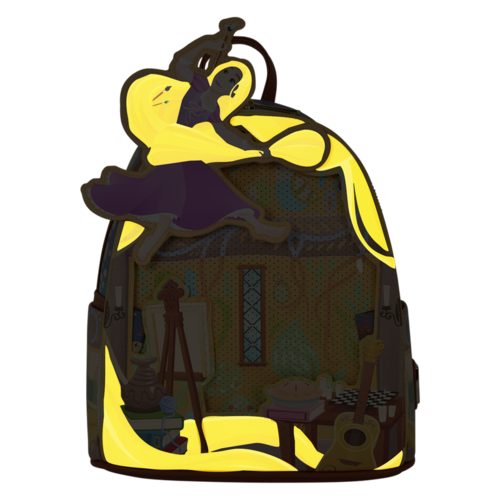 Mochila Painting Rapunzel Enredados Disney Loungefly 26cm