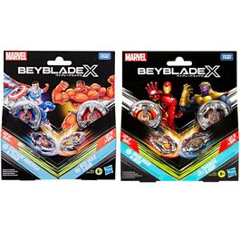 Kit inicial Beyblade X Marvel surtido