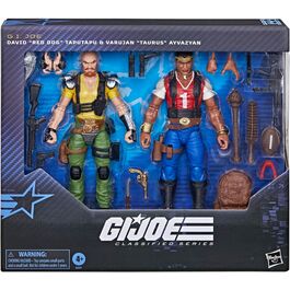 Set figuras David Red Dog Taputapu & Varujan Taurus Ayvazyan G.I. Joe Classified Series 15cm