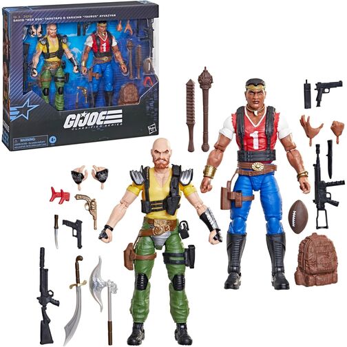 Set figuras David Red Dog Taputapu & Varujan Taurus Ayvazyan G.I. Joe Classified Series 15cm