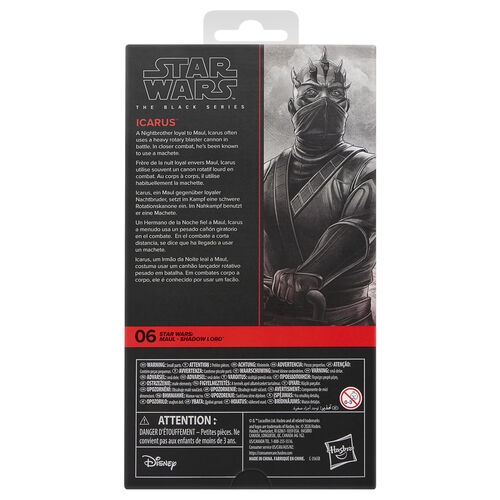 Figura Icarus Maul - Shadow Lord Star Wars 15cm