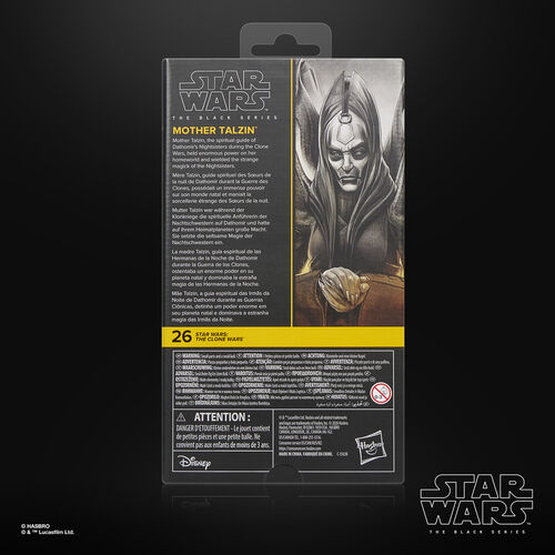 Figura Mother Talzin The Clone Wars Star Wars 15cm