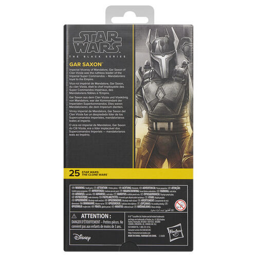 Figura Gar Saxon The Clone Wars Star Wars 15cm