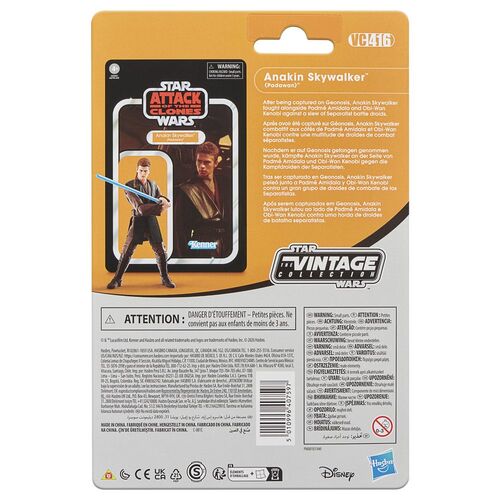 Figura Anakin Skywalker Padawan Attack of the Clones Star Wars 9,5cm