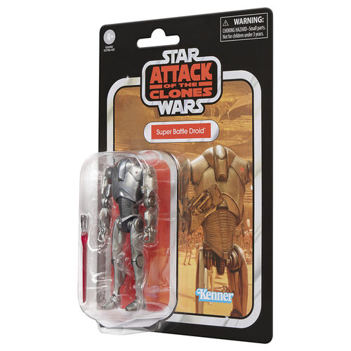 Figura Super Battle Droid Attack of the Clones Star Wars 9,5cm