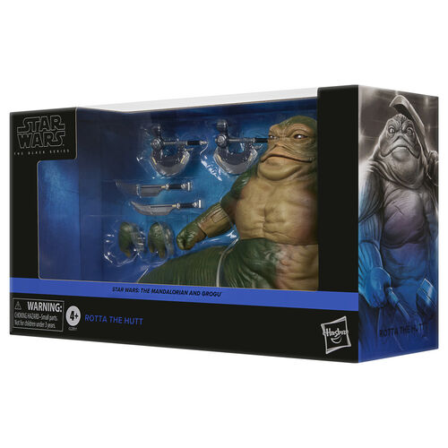 Star Wars The Mandalorian and Grog Rotta The Hutt figure 16cm