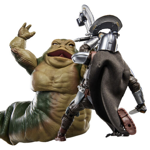 Star Wars The Mandalorian and Grog Rotta The Hutt figure 16cm