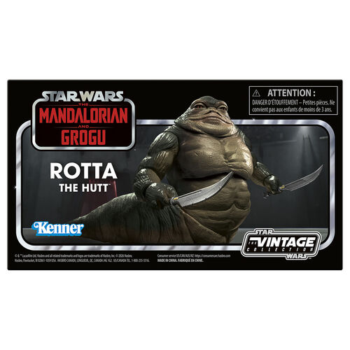 Star Wars The Mandalorian and Grog Rotta The Hutt figure 9,5cm