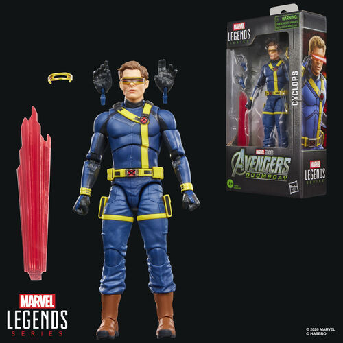 Figura Cyclops Avengers Doomsday Marvel Legends Series 15cm