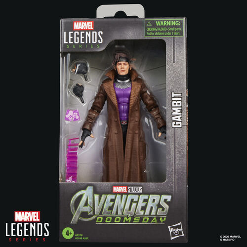 Figura Gambit Avengers Doomsday Marvel Legends Series 15cm