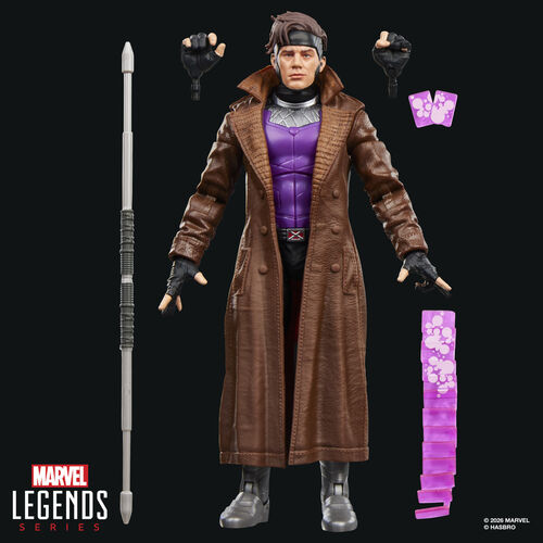 Figura Gambit Avengers Doomsday Marvel Legends Series 15cm
