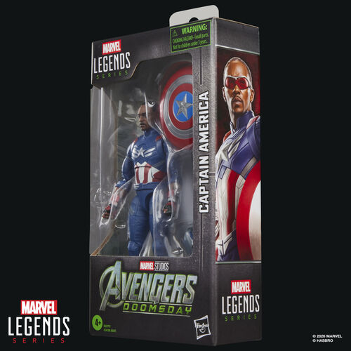Figura Capitan America Avengers Doomsday Marvel Legends Series 15cm