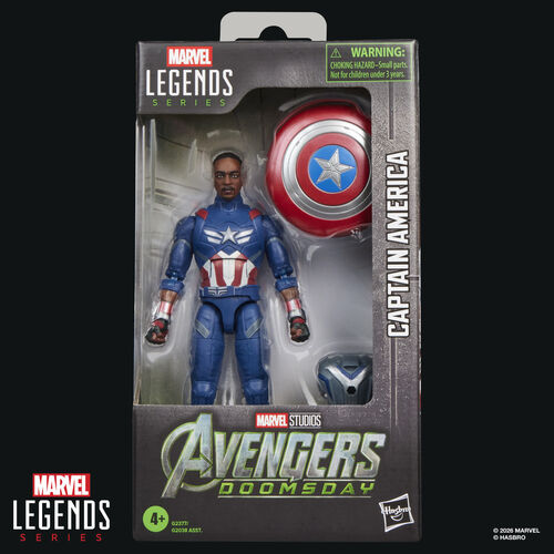 Figura Capitan America Avengers Doomsday Marvel Legends Series 15cm