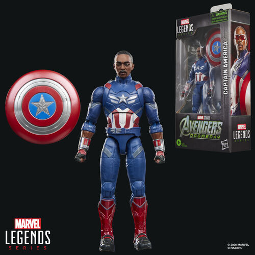 Figura Capitan America Avengers Doomsday Marvel Legends Series 15cm