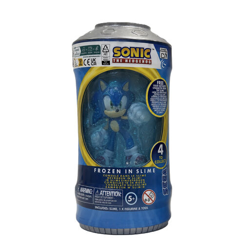 Lata Slime + figura Sonic The Hedgehog surtido
