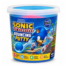 Masa elastica saltarina Sonic The Hedgehog surtido