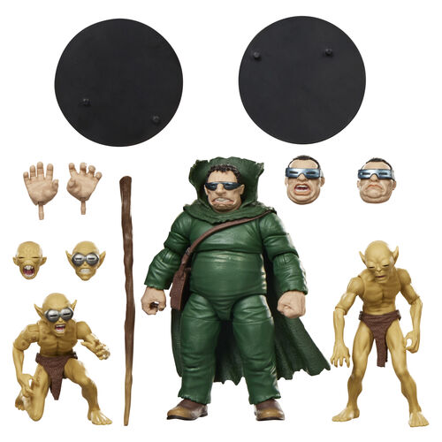 Set figuras Marvels Mole Man & Moloios Marvel Fantastic Four 15cm