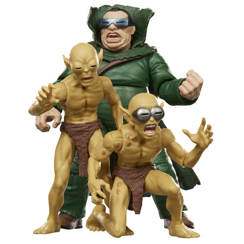 Set figuras Marvels Mole Man & Moloios Marvel Fantastic Four 15cm