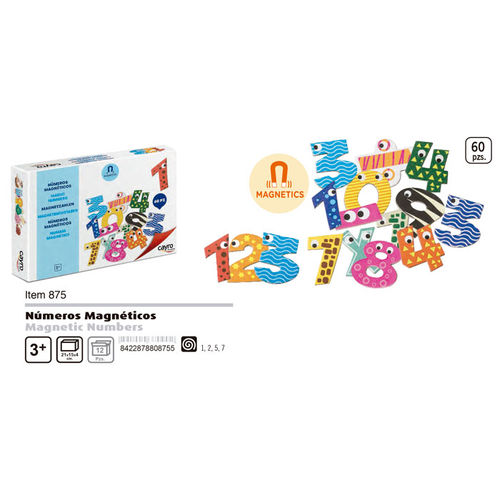Numeros Magneticos 60 pcs