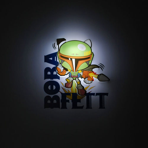 Star Wars Boba Fett 3D Light FX mini lamp