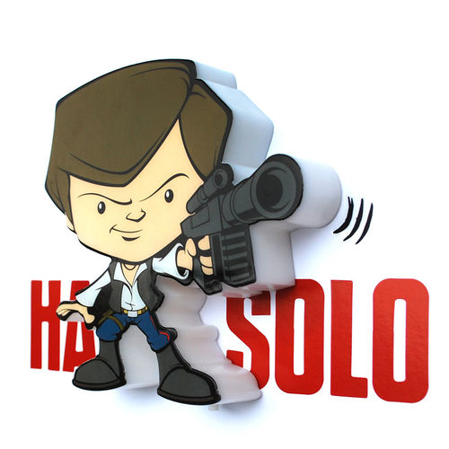 Star Wars Hans Solo 3D Light FX mini lamp