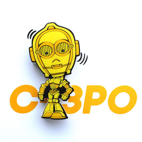 Lampara 3D Light FX mini C-3PO Star Wars